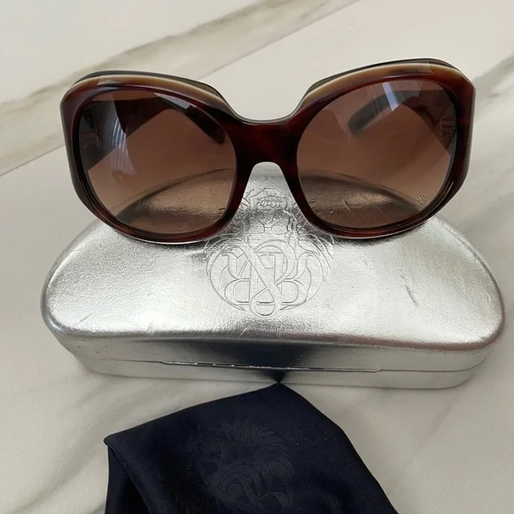 Rock & Republic Sunglasses predator in Brown Ray-Ban Predator Polarized Sunglasses RB4033 642/47 Wrap  main image 4